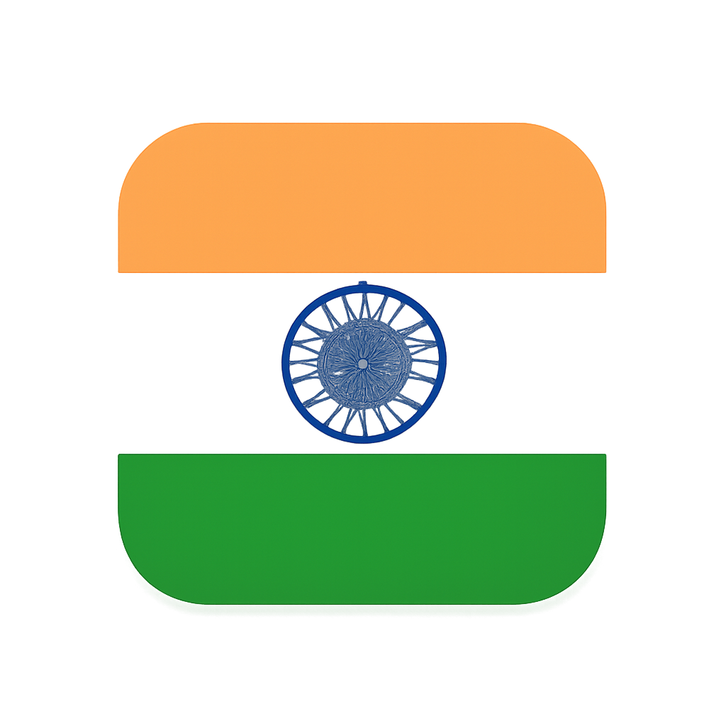 india flag icon no border